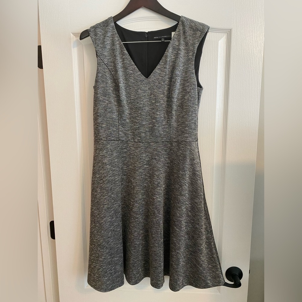 White House Black Market Fit and Flare Dress With Pockets